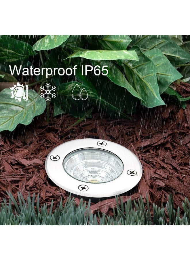 Melfi 1W/3W/7W Led Outdoor Underground Light - Ip65 Waterproof, Recessed Uplighter For Driveway, Garden, And Patio. Ac 220-240V, Walk-Over Design, Perfect For Landscape Lighting. (7W Daylight) - Image 4
