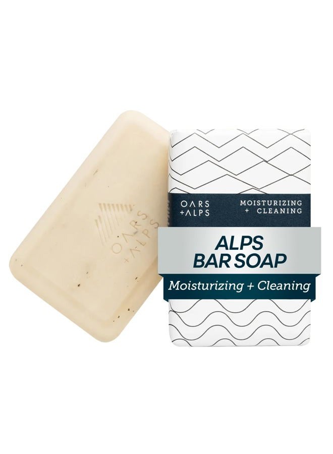 Oars + Alps Natural Moisturizing Alps Bar Soap | Ultra Moisturizing, Gently Exfoliating Body Scrub, Shea Butter, Non-Toxic. - Image 1