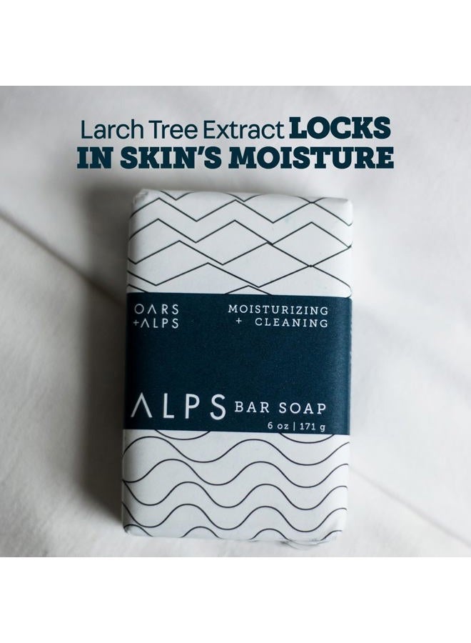Oars + Alps Natural Moisturizing Alps Bar Soap | Ultra Moisturizing, Gently Exfoliating Body Scrub, Shea Butter, Non-Toxic. - Image 5