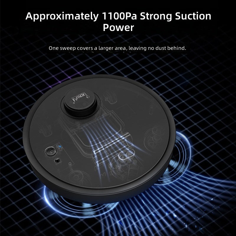 BowAI Ultra Slim Smart Robot Vacuum Cleaner, USB Charging Powerful Suction Automatic Home Floor Cleaning Robotic Vacuum - Image 5