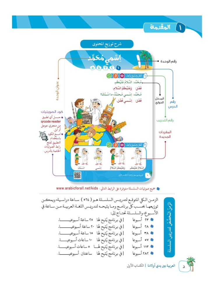 العربية للجميع - كتاب العربية بين يدى اولادنا  كتاب الطالب 1 - Image 1