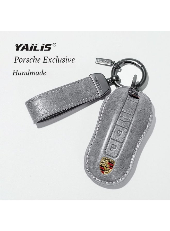 Porsche Suitable for the car key covers of Porsche models such as Panamera, Cayenne, Macan, 911, etc. - Image 3