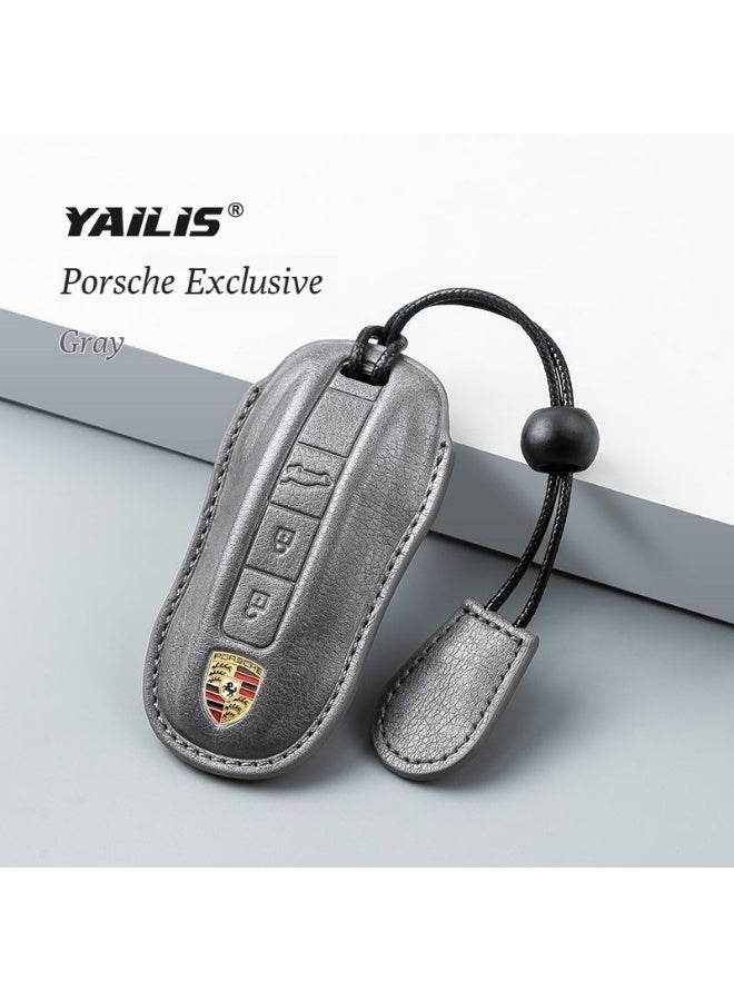 Porsche Suitable for the car key covers of Porsche models such as Panamera, Cayenne, Macan, 911, etc. - Image 1