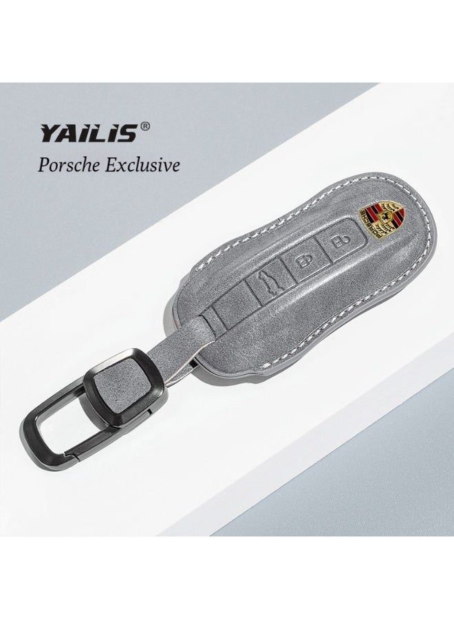 Porsche Suitable for the car key covers of Porsche models such as Panamera, Cayenne, Macan, 911, etc. - Image 4