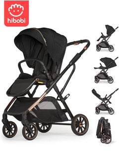 hibobi Reversible Baby Pushchair | Suitable for 0-48 Months | One-Hand Folding | 5-Point Harness | High Capacity up to 22kg  - Image 1