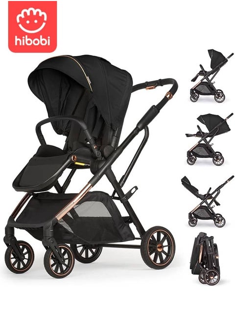 Reversible Baby Pushchair | Suitable for 0-48 Months | One-Hand Folding | 5-Point Harness | High Capacity up to 22kg