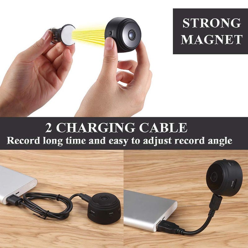 SMARTCAM SMARTCAM Wireless WiFi Hidden HD 1080p Mini Portable Magnet Security Camera HD 1080p Mini Portable Magnet Security Camera Nana Cameras with Indoor Video Recorder  - Image 3