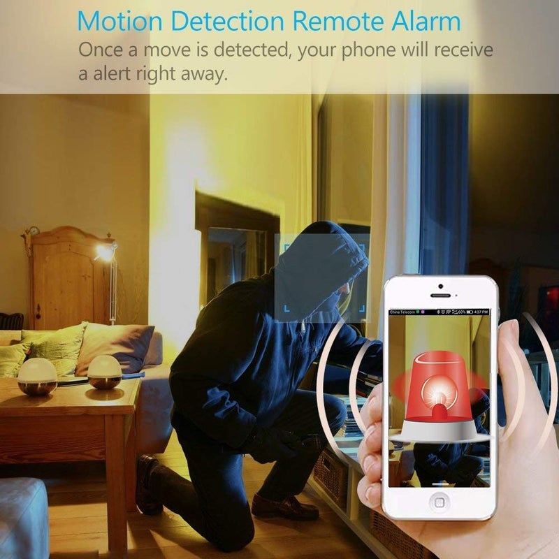 SMARTCAM SMARTCAM Wireless WiFi Hidden HD 1080p Mini Portable Magnet Security Camera HD 1080p Mini Portable Magnet Security Camera Nana Cameras with Indoor Video Recorder  - Image 5