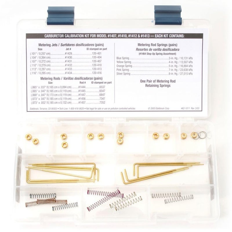 Edelbrock 1480 Performer Series Carburetor Calibration Kit - Image 5