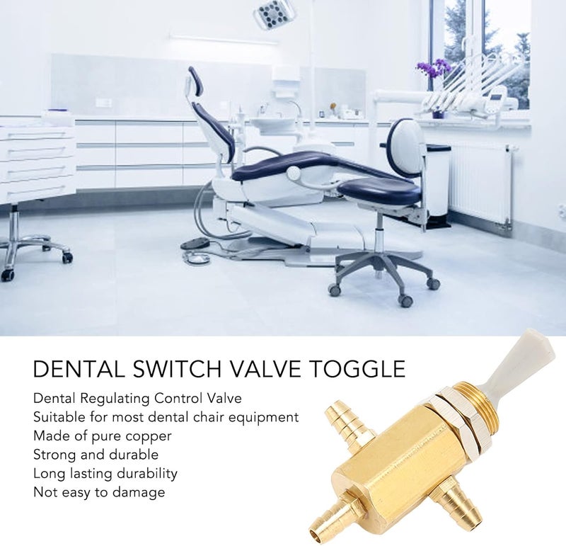 yuyte Pulldown Switch Valve Switch Valve Toggle Strong Suction Copper Control Valve for Chair Turbine Unit 5mm - Image 2