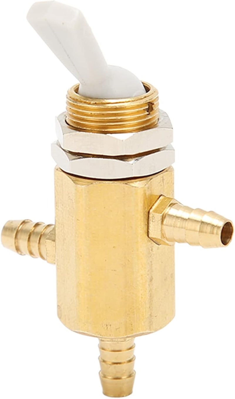yuyte Pulldown Switch Valve Switch Valve Toggle Strong Suction Copper Control Valve for Chair Turbine Unit 5mm - Image 1