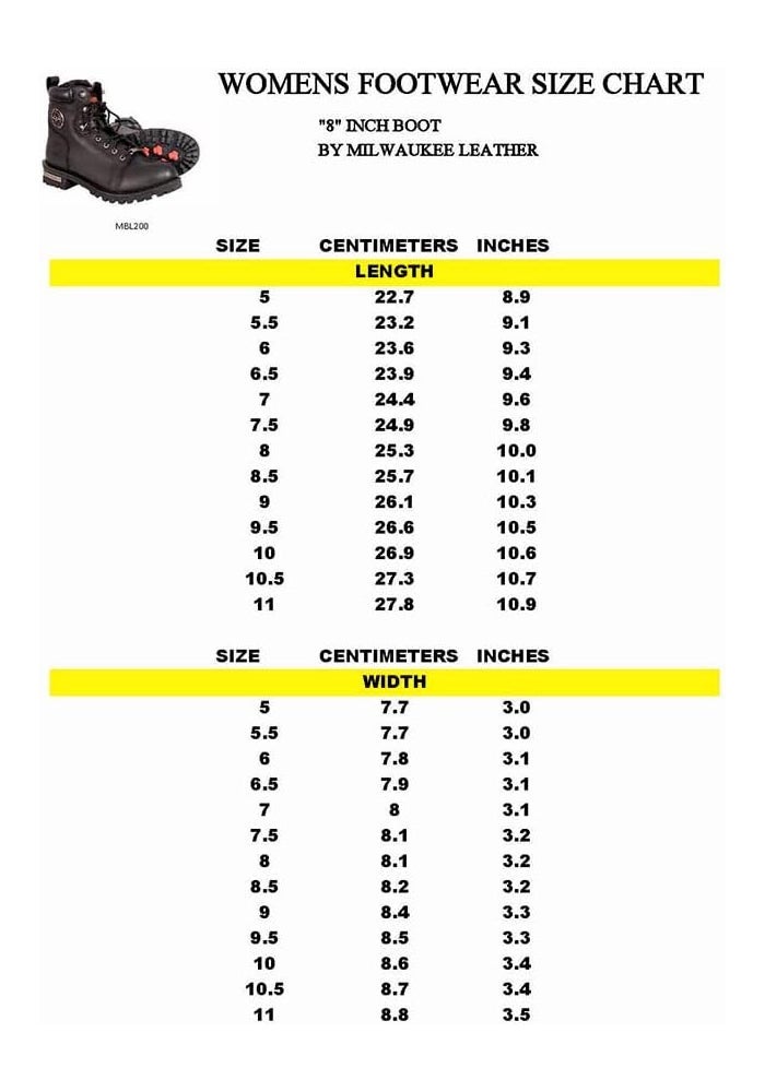 Milwaukee Leather Women's Classic Motorcycle Boots - Black, Size 10 - Image 3