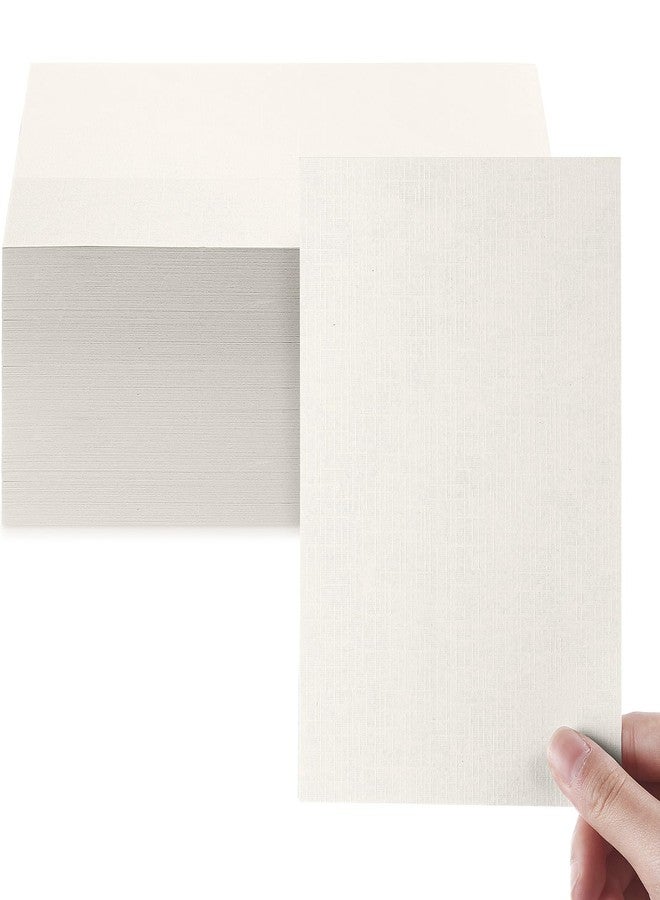 Geosar 100 Sheets Linen Cardstock 4 x 6 Invitation Heavy Weight Printer Paper 92lb 250GSM Index Cardstock for Printer Postcards Blank Flash Note Greeting(Cream) - Image 1