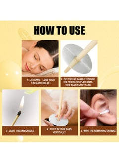 EELHOE Aromatherapy Ear Candles – Earwax Cleansing, Relaxation & Care, Trumpet-Shaped with Ear Plugs and Cotton Swabs  - Image 5