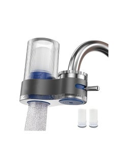 Generic DEKEXI Water Filter for Sink, 400-Gallon Faucet Mount Water Filtration System for Tap Water, NSF Certified Reduces Chlorine & Bad Taste Metal Body with 1 Replacement Filter(Blue)  - Image 1
