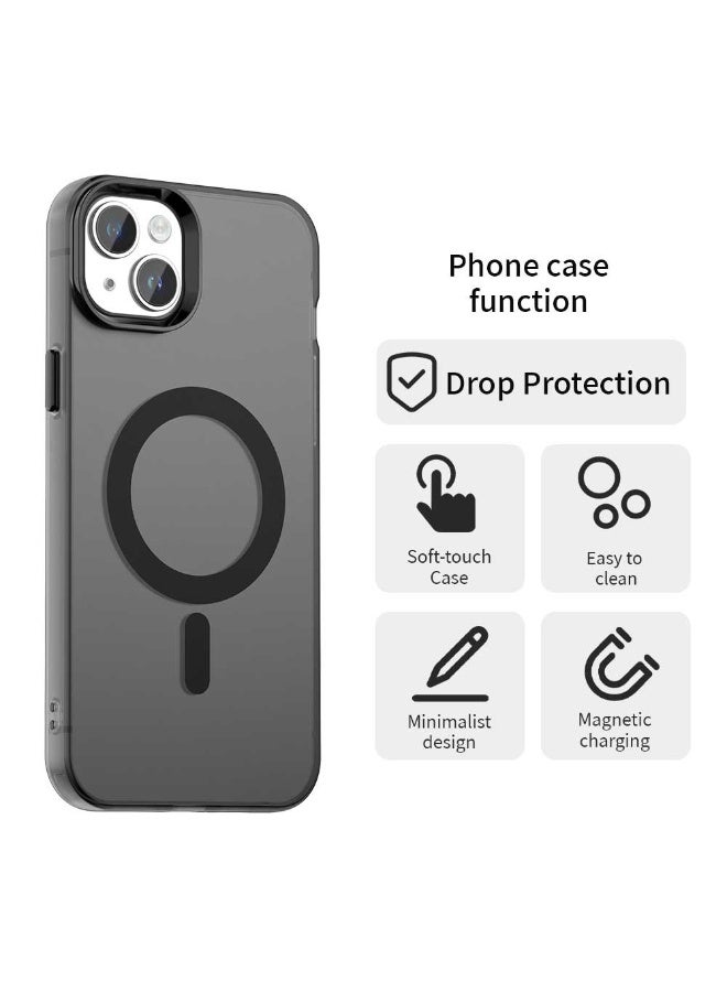 Tm Iphone 13 Cover Ultra Shield Anti-Drop Phone Case | Slim Matte Protective Back Cover - Black - Image 4