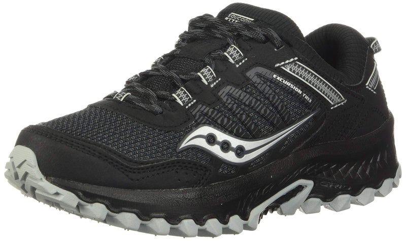 Saucony Women's Versafoam Excursion TR13 Trail Running Shoe, Black, 8 - Image 1