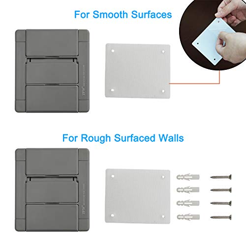 TFY Tablet Wall Mount, Gray, Fits 2.7-3.9 Inch and 4.2-7.4 Inch Devices, Compatible with iPhone 15 Pro Max, iPad Pro 10.5 Inch, iPad Mini 6, Samsung S23, HUAWEI MATE 60 Pro - Image 5