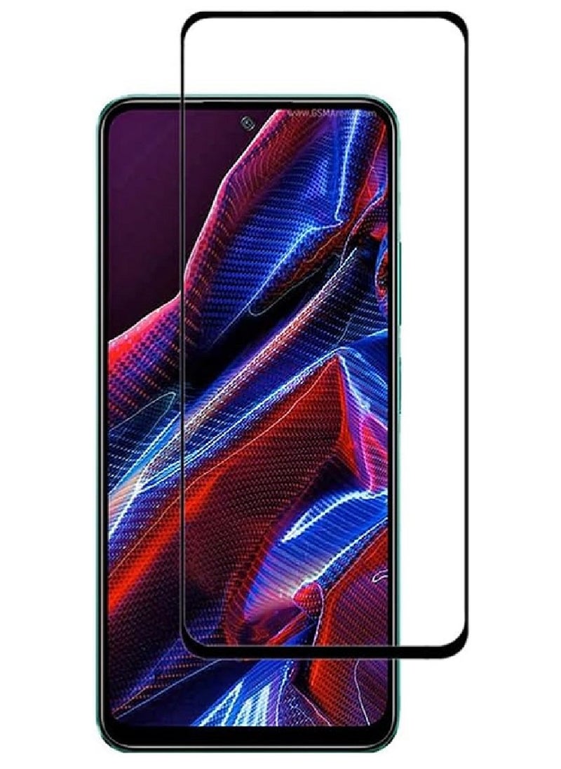 Super Tempered Glass Screen Protector 5D Designed For Xiaomi Poco X5 Full Glue Edge to Edge Full Screen Coverage And Bubble Free - Image 1