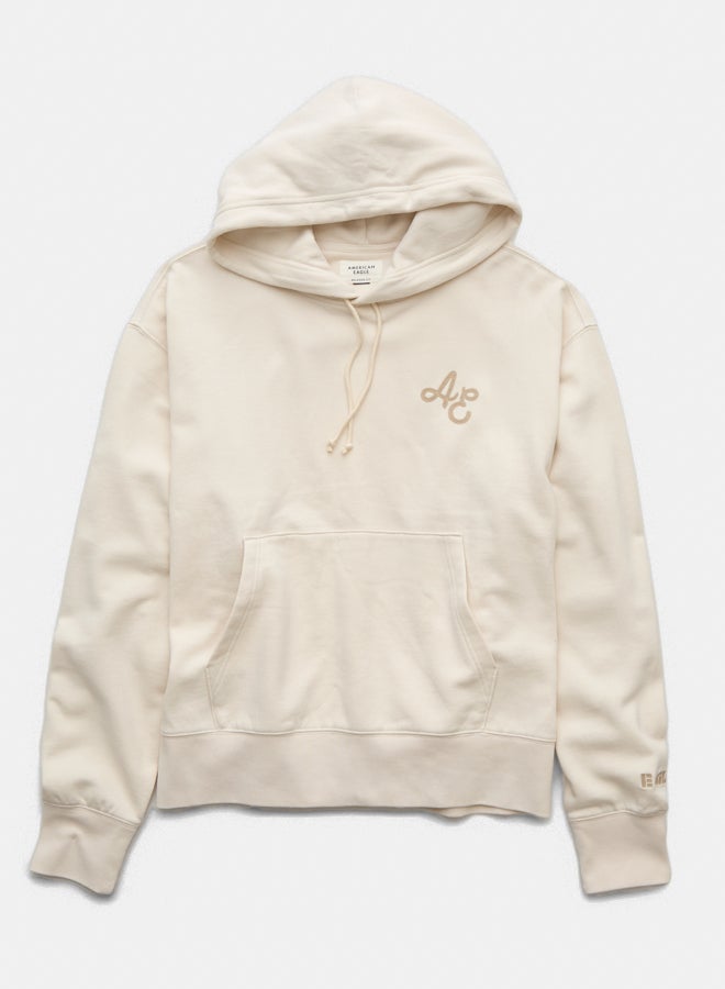 American Eagle AE Logo Graphic Pullover Hoodie  - Image 4