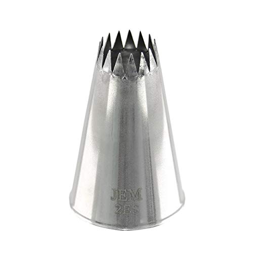 PME Jem Enterprises Medium Fine Star Savoy Piping Nozzle Decorating Tip #2ES - Image 2