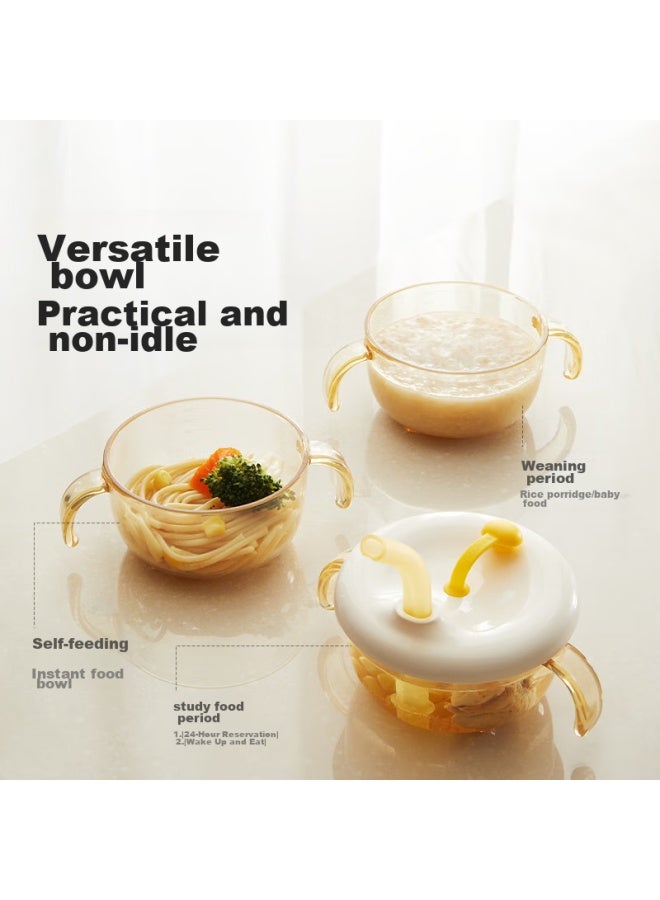 Imperial Pet Huangchong Baby Soup Spoon Bowl, Infant Supplementary Food Bowl, Rice Porridge Feeding Bowl, Water Feeding Bowl, Children's Eating Utensils - Image 3