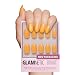 Glamnetic Press On Nails Sunset Orange Opaque Trendy Orange Short Round Fake Nails Salon Quality 12 Sizes 30 Nail Kit - Image 2