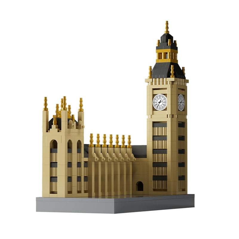 GOTIMON Micro Mini Big Ben Building Block Set Famous Architecture 1017 Pieces Gifts for Kids and Adults - Image 3