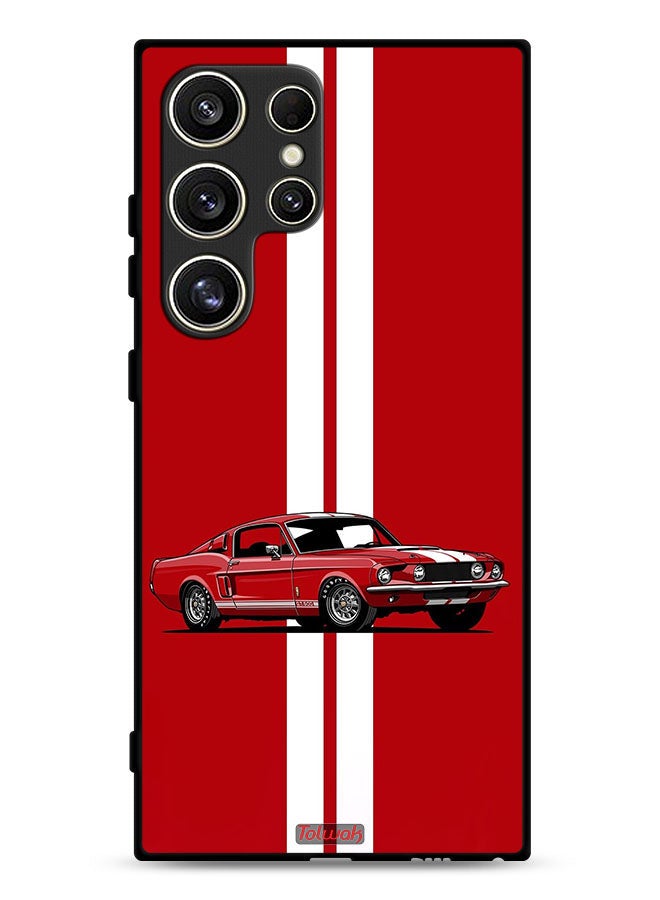 Tolwak Samsung Galaxy S24 Ultra 5G Protective Case Cover Vintage Car Abstract Art - Image 1