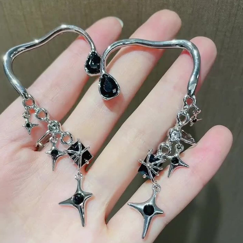 💍 مشبك أذن على شكل نجمة للنساء إكسسوار أنيق بدون ثقب للمناسبات اليومية - Image 5