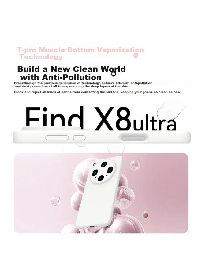 To Lonnie Zhilangni Case For Oppo Find X8 Ultra, New Find X8 Ultra Protective Cover, Liquid Silicone Full Protection, Shockproof, Ultra-thin, Heat Dissipation, For Men And Wome - Image 3