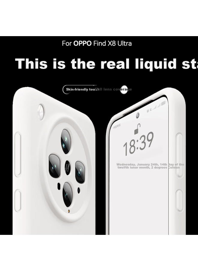 To Lonnie Zhilangni Case For Oppo Find X8 Ultra, New Find X8 Ultra Protective Cover, Liquid Silicone Full Protection, Shockproof, Ultra-thin, Heat Dissipation, For Men And Wome - Image 5