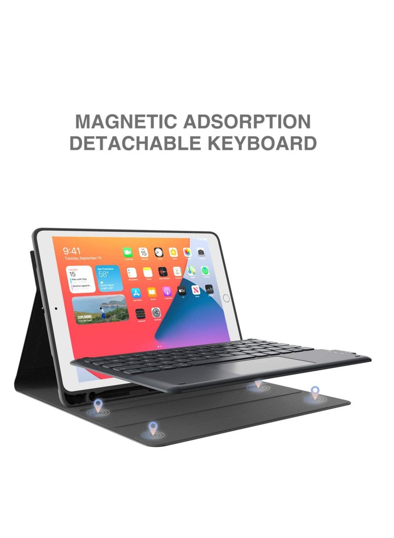 ELTRAZONE iPad Keyboard 9th Generation, Keyboard for iPad 8th Generation/7th Gen iPad, Black, 10.2"/10.5 - Image 3