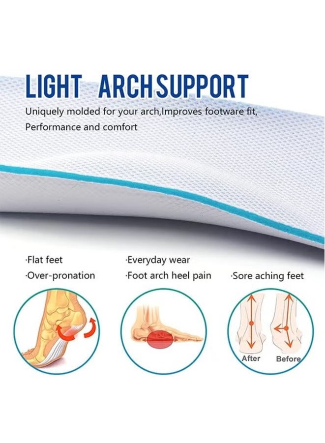 Height Increased Insole 3 Size Arch Support Breathable Shoe Insoles Heel Lift Pad for Men - Image 3