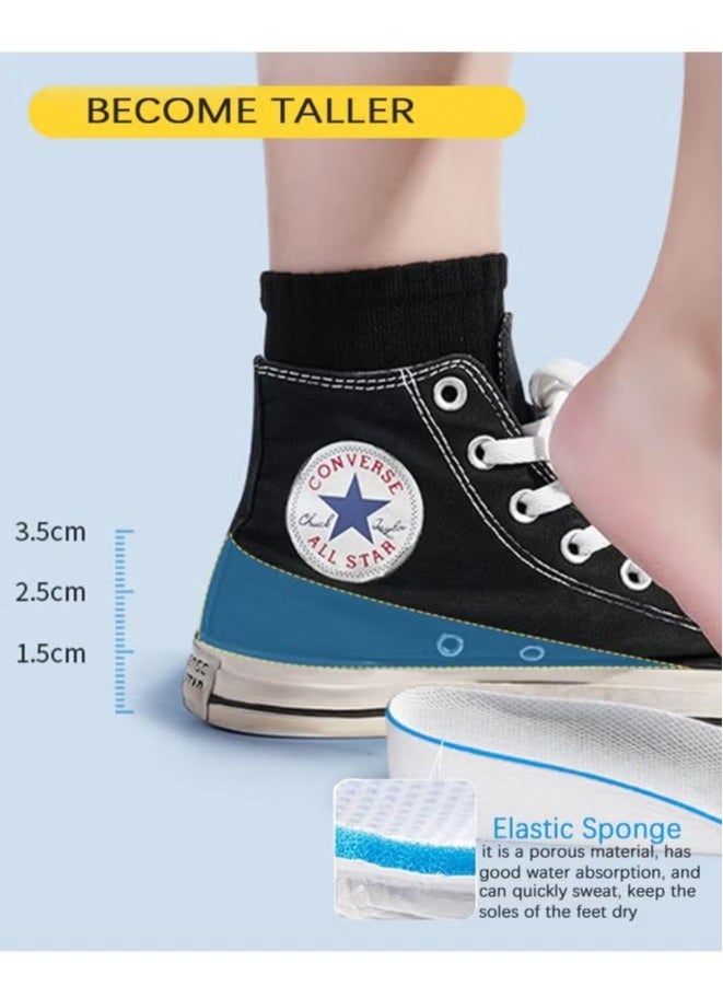 Height Increased Insole 3 Size Arch Support Breathable Shoe Insoles Heel Lift Pad for Men - Image 5