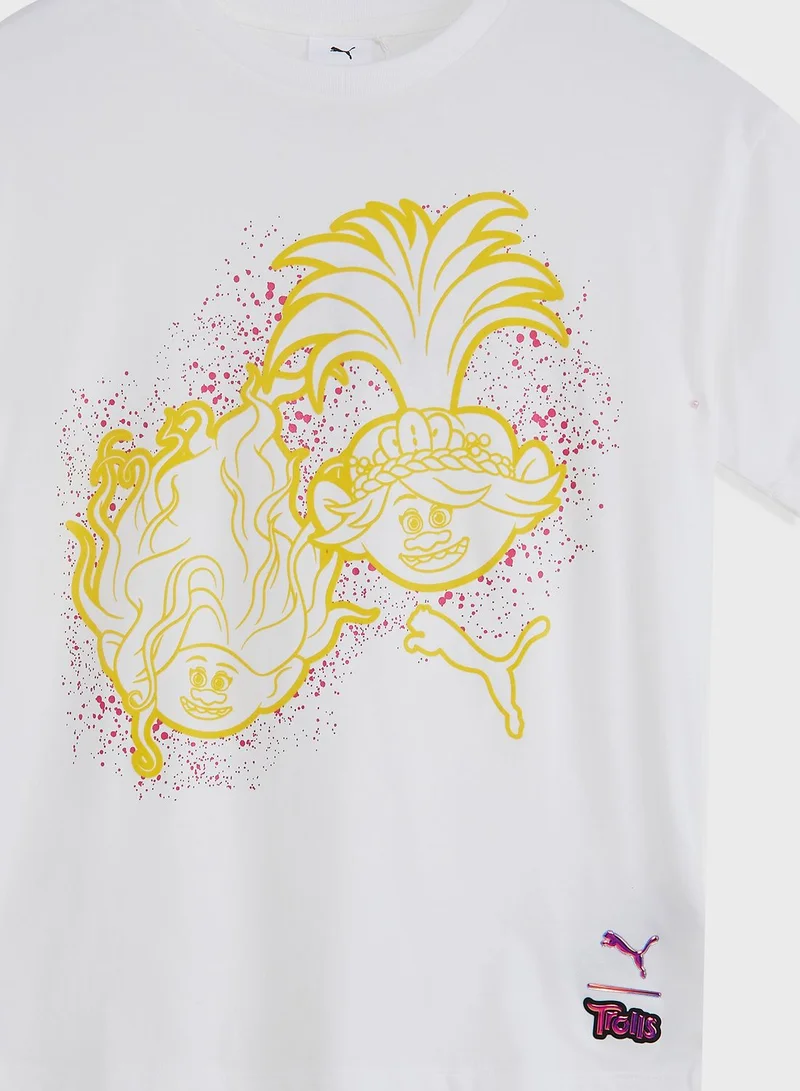 PUMA Kids Trolls Graphic T-Shirt