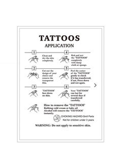 Dopetattoo 6 Sheets Temporary Tattoos Eagle America Usa Flag tattoo Temporary tattoo Neck  - Image 4