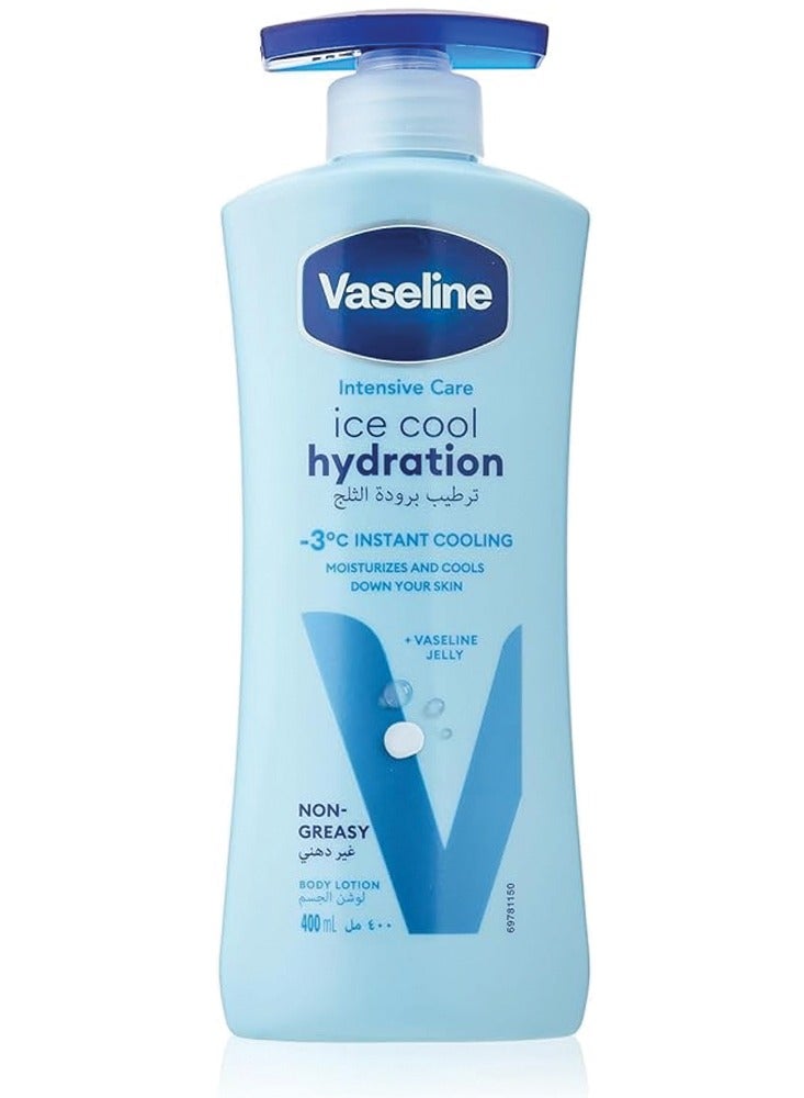 Vaseline Ice Cool Hydration Lotion, 400 ml