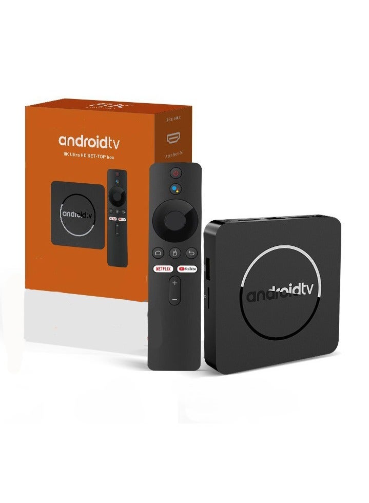 Android TV 14 box with Voice Remote - Allwinner Quad-Core, 8K Full HD, Dual WiFi & Bluetooth, HDMI, Pocket-Sized - Image 1
