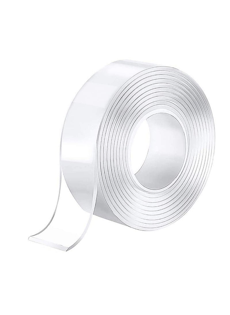 Excefore - no Adhesive Tape Nano Tape Multipurpose Double Sided No-Trace Removable Glue Tape Washable Strong Gel Anti-Slip Fixed Adhesive Transparent Multifunctional Nano Tape - Image 1