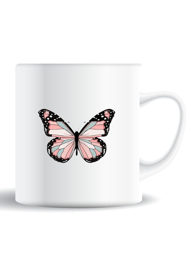 Theodor Premium Quality Two Sided Printed Coffee Mug Tea Cup Butterfly-01 For Home Office, Kids Men Women - Image 1
