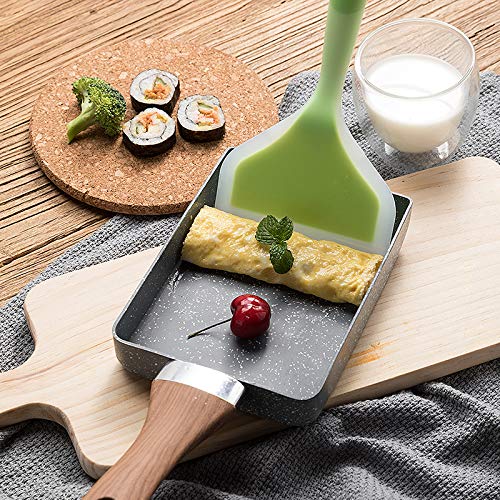 UNIQUE CART® Omelette Pan,6"×8" Nonstick Egg Pan,Rectangle Small Frying Pan (Grey) - Image 4