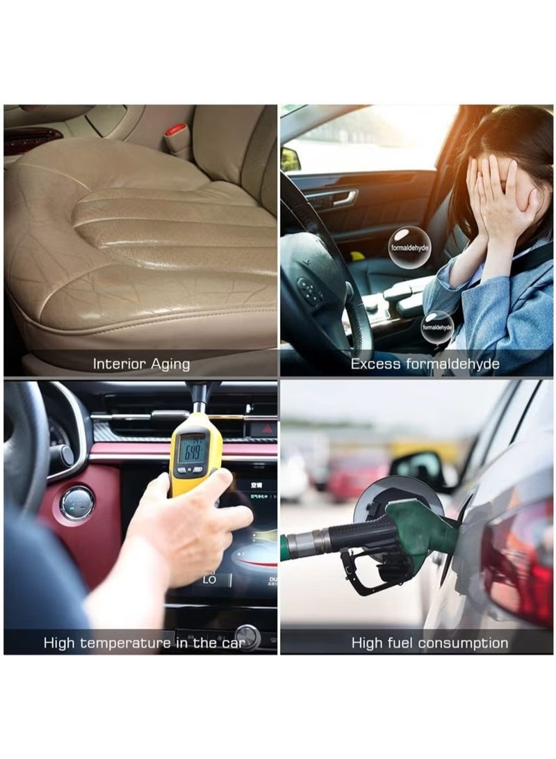 Raxoom Car Sun Shade Windshield Front Windshield Reflective Sunshade for Vehicle Blocks UV Ray - Image 3