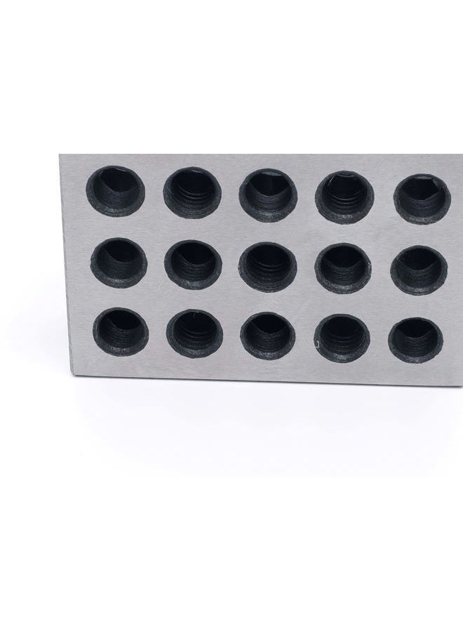 LLDSIMEX Pair 1" x 2" x 3" Precision Steel 1-2-3 Blocks 23 Holes - Image 5