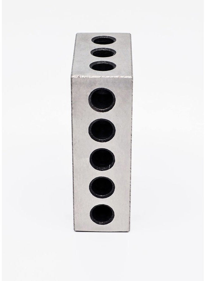 LLDSIMEX Pair 1" x 2" x 3" Precision Steel 1-2-3 Blocks 23 Holes - Image 4