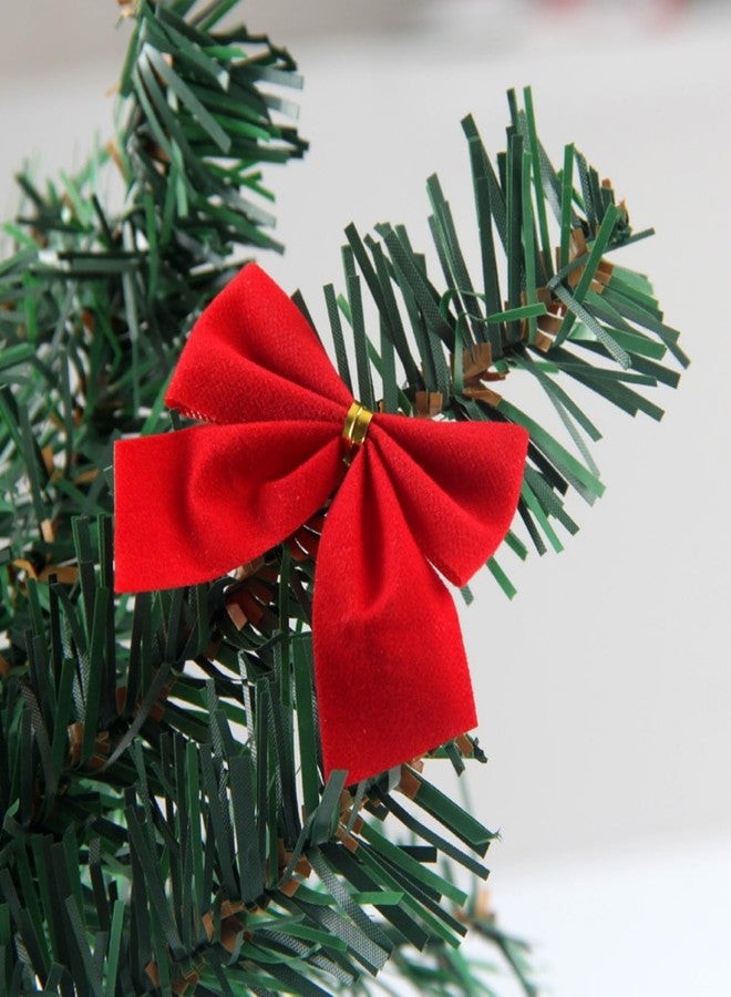 Dzrige Christmas Bows Mini Red Bows for Happy New Year Xmas Decoration Supplies Christmas Tree Party Gift - Image 5