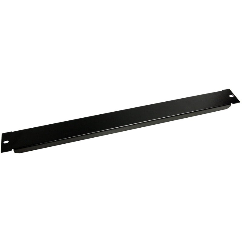 StarTech.com 1U Blanking Panel - Metal Rack Mount Filler Panel - for 19in Server Rack Enclosure or Cabinet - Steel - Black (BLANKB1) - Image 1