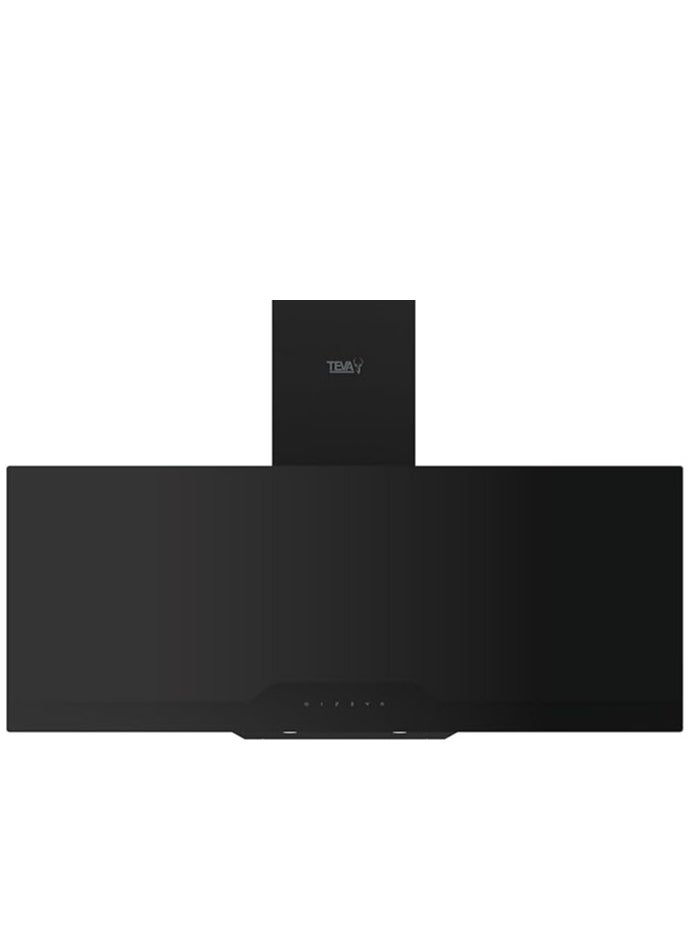 Teva kitchen Decorative Hood 90 cm Airflow 800m3\h - Black Glass - Touch control, 4 Speed Levels - internal and external recycle 90-2GTC-850  - Image 3
