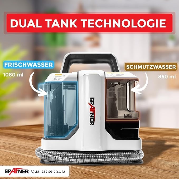 BLURISM Home Carpet Washing Wet and Dry Handheld Sofa Mattress Carpet Cleaner Cleaning Machine Carpet Rug Cleaners Machine Rug Remover Deep Clean Machine for Pet Couch - Image 4