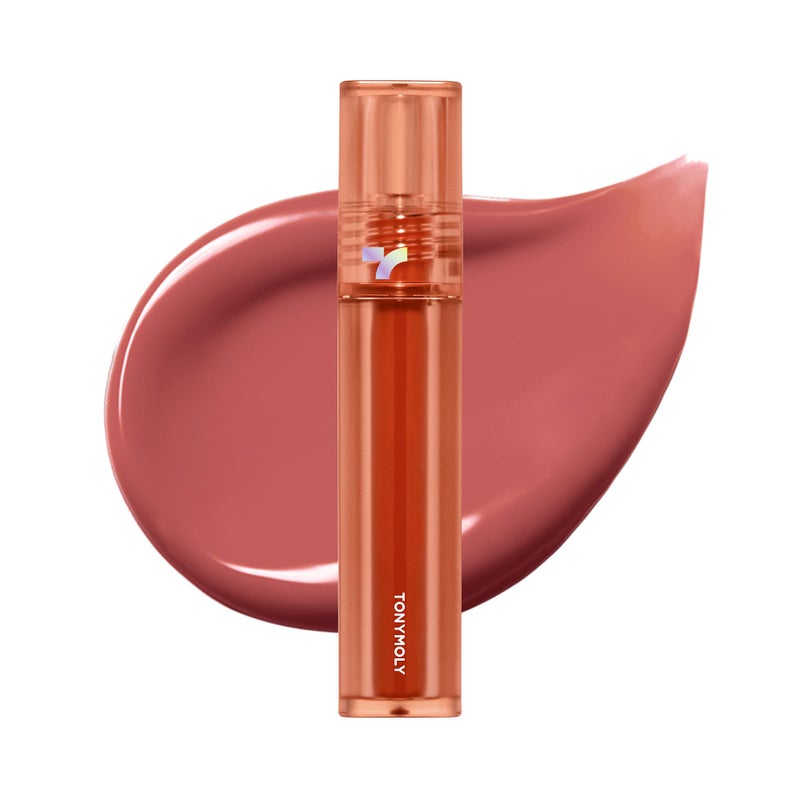 TONYMOLY Perfect Lips Shocking Lip Tint â€“ Long Lasting Semi-Permanent Lip Stain with Moisturizing Formula, N08 Rose Shocking, 0.37 fl oz